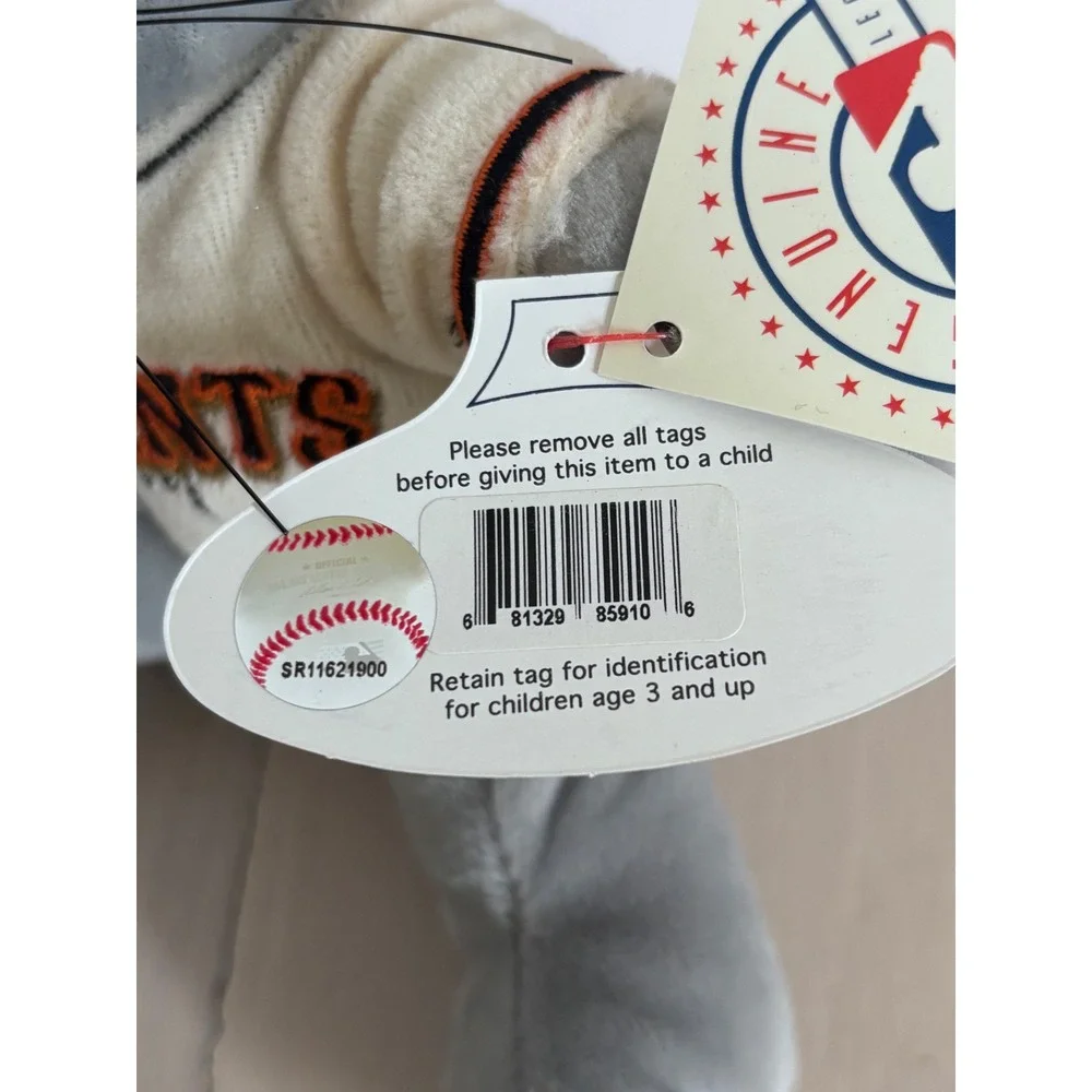 San Francisco Giants Lou Seal Plush MLB Forever Collectibles Bean Bag Mascot NEW